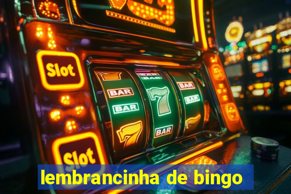 lembrancinha de bingo